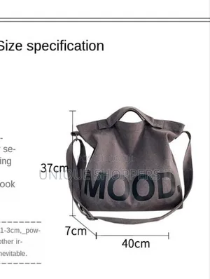 Mood Large Capacity Shoulder Bag/Diagonal Cross Bag*