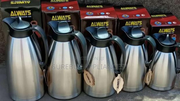 Always Stainless Steel Vacuum Flask Durable 2litres