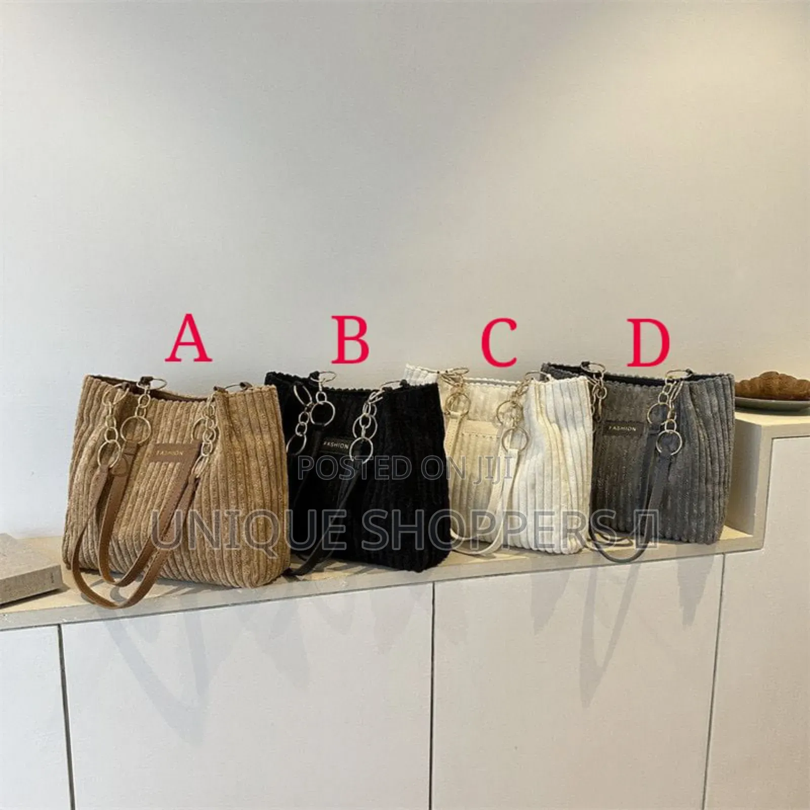 Suede Detailed Ladies Shoulder Tote Bag