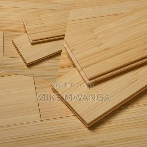 Warm Bamboo Flooring - main view