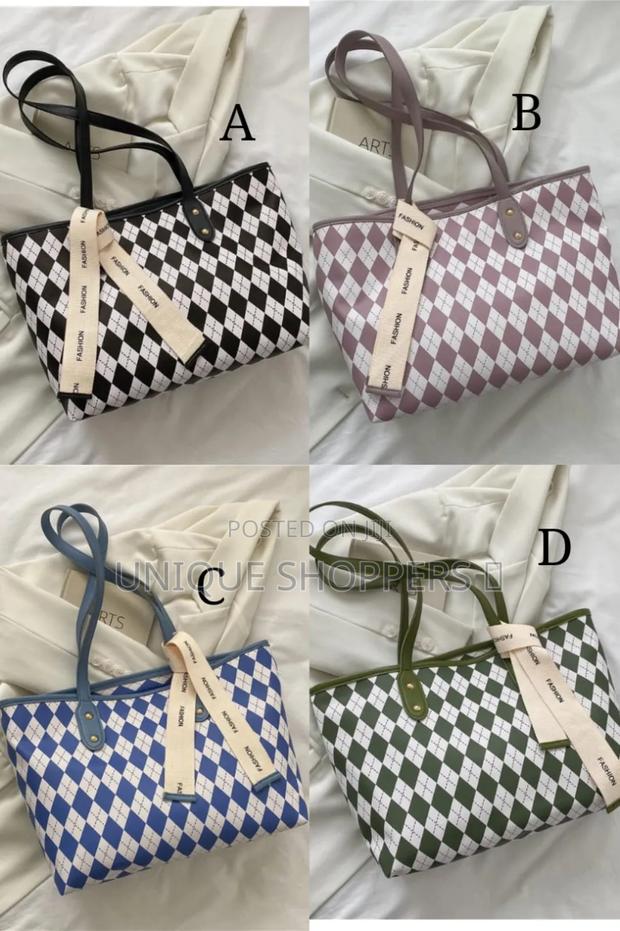 Diamond Lattice Bag/ Shoulder Tote Bag* - main view