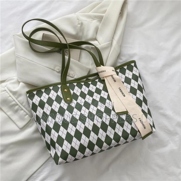 Diamond Lattice Bag/ Shoulder Tote Bag* - thumbnail 3