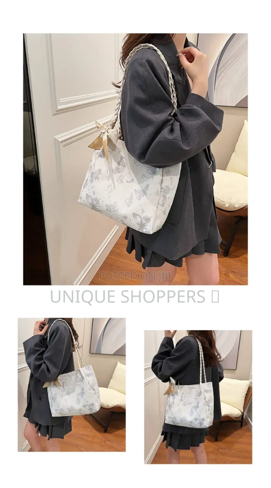 Beautiful Butterfly Shoulder Tote Bag*