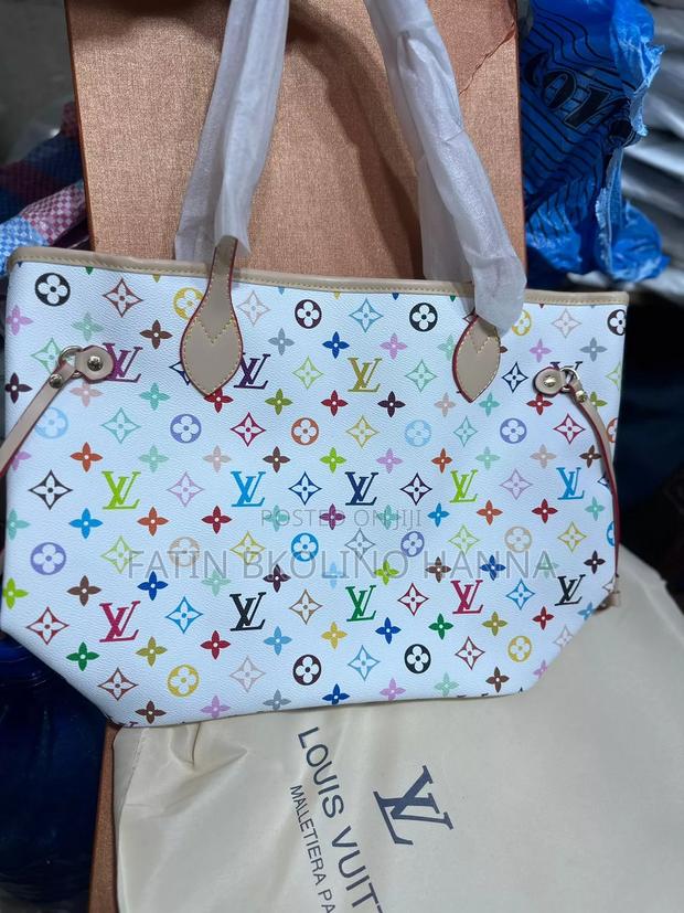 White Louis Vuitton Tote Bag Boxed - thumbnail 3