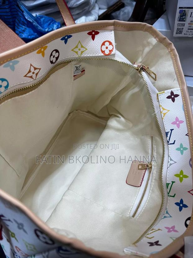 White Louis Vuitton Tote Bag Boxed - thumbnail 4