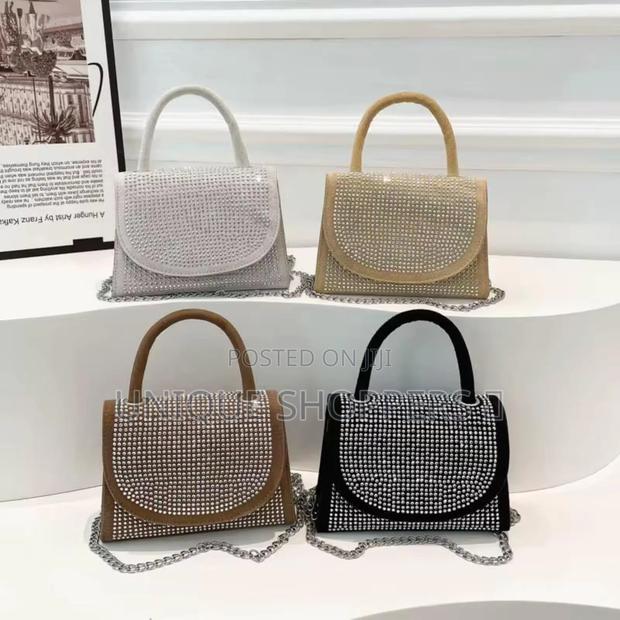 Flap Saddle Diamonds Ladies Cute Crossbody Bag*