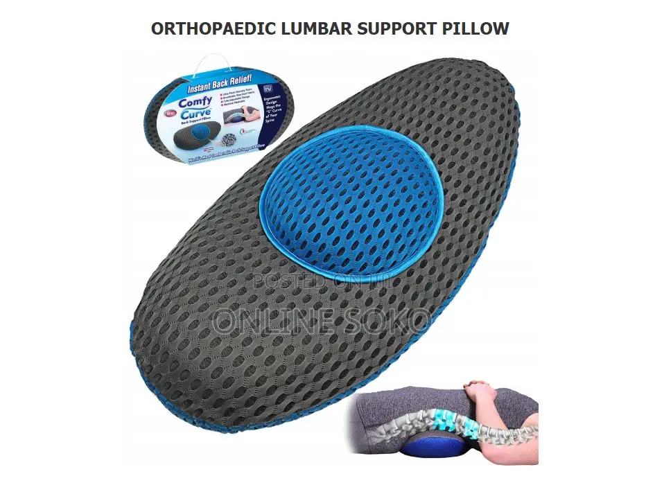 Multipurpose Comfy Curve Instant Relief Back Support Pillow