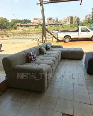 High-Grade 6 Seater Bubble L Sofa
