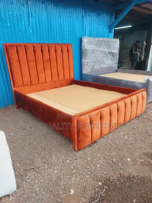 Striking Orange Upholstery for a Bold, Modern Look