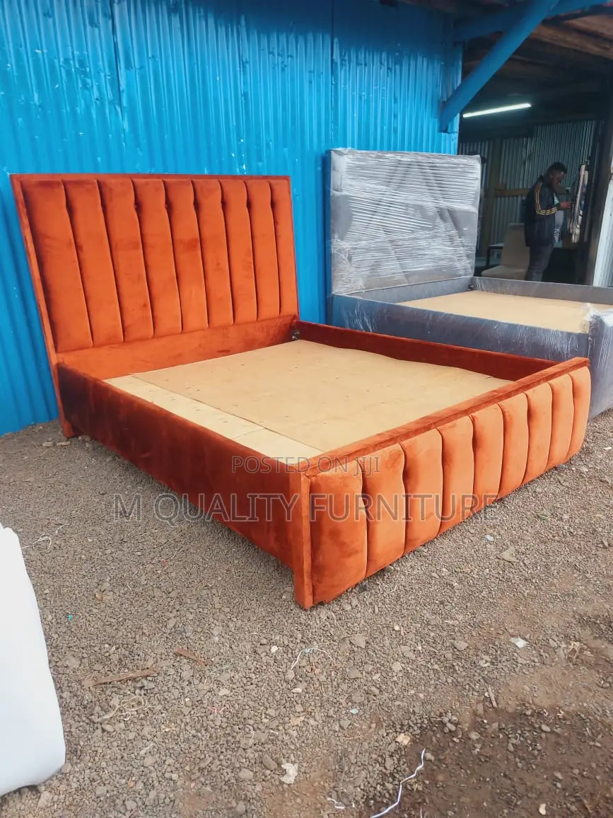Striking Orange Upholstery for a Bold, Modern Look