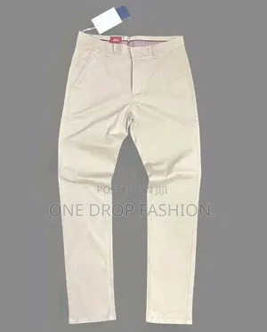 Men Soft Material Slim Fit Khakis