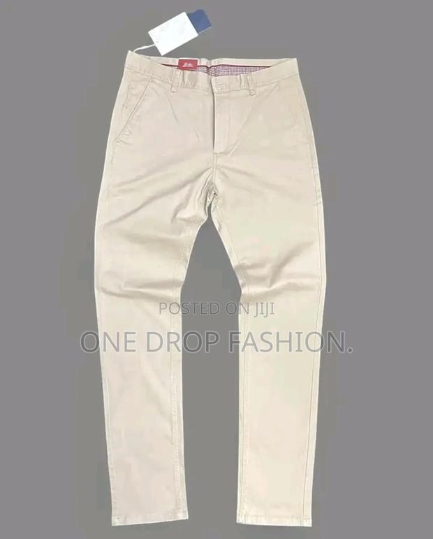 Men Soft Material Slim Fit Khakis - thumbnail 2