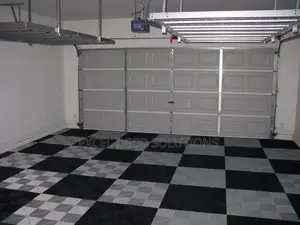 Heavy-Duty Interlocking Garage Mats 40×40cm Shock Absorbing