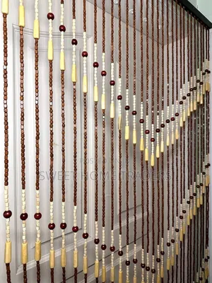 Wooden Beads Outdoor Curtans