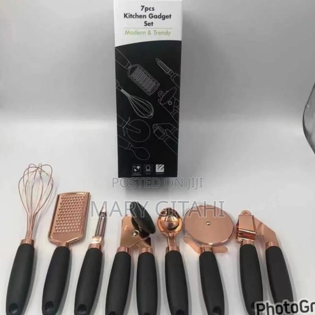 *High Quality Copper Plated 7pc Kitchen Gadget Set