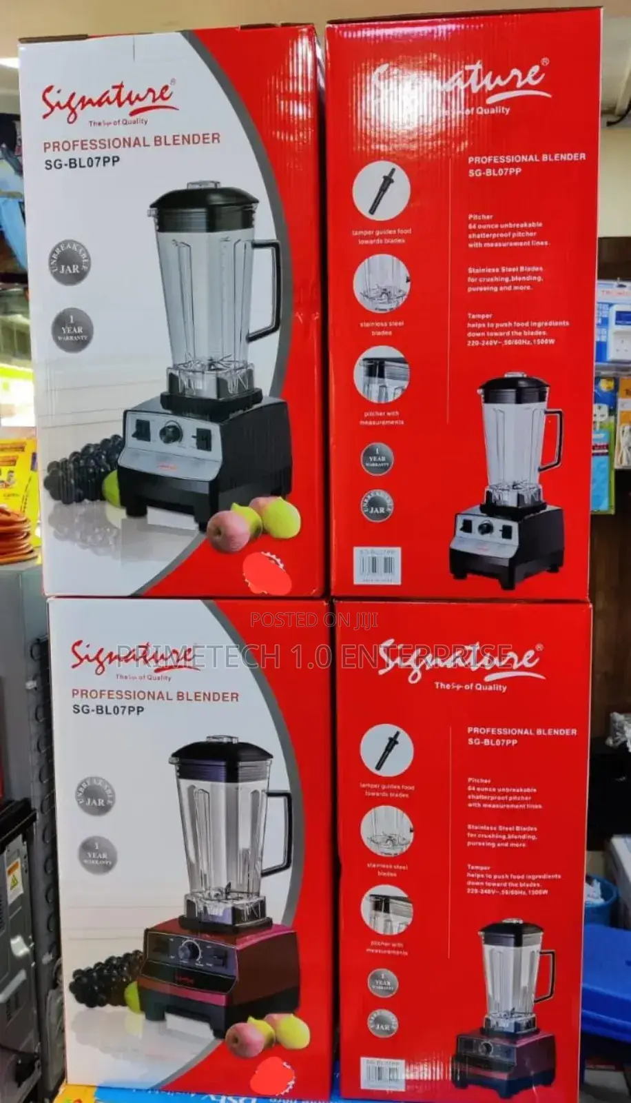 Signature Commercial Blender 2 in 1