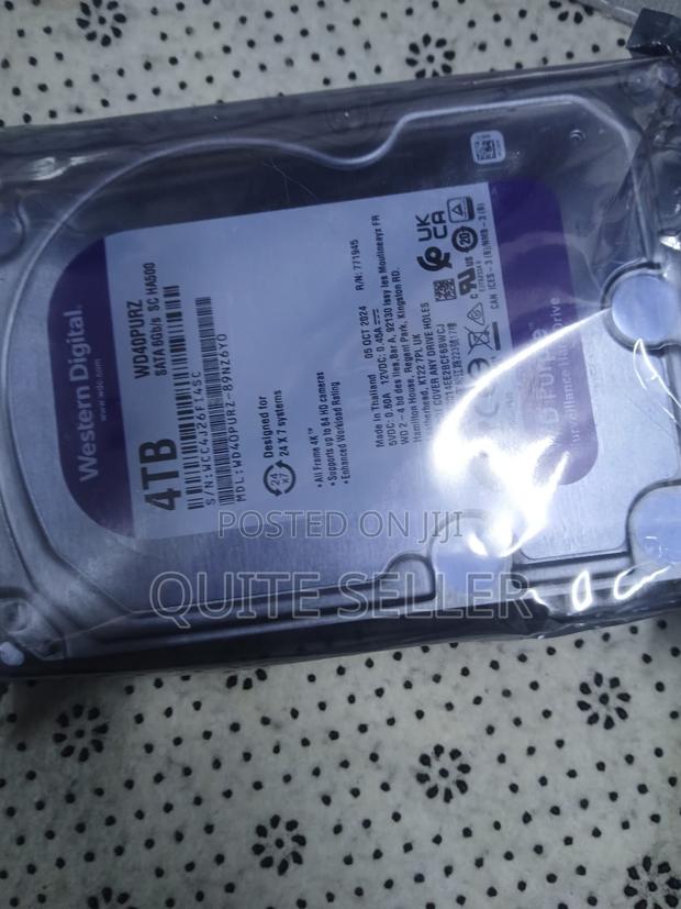 4tb Wd Purple Surveillance Hard Drive - main view