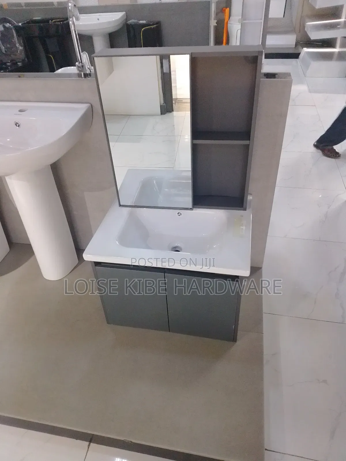 Vanity Cabinet Grey Available