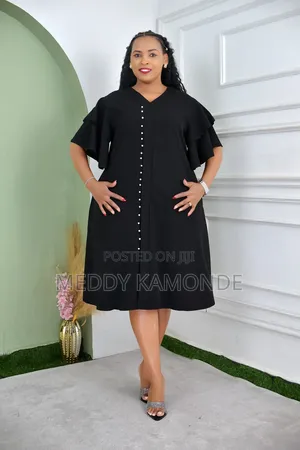 Peach/Black Pg Friendly Shift Dress