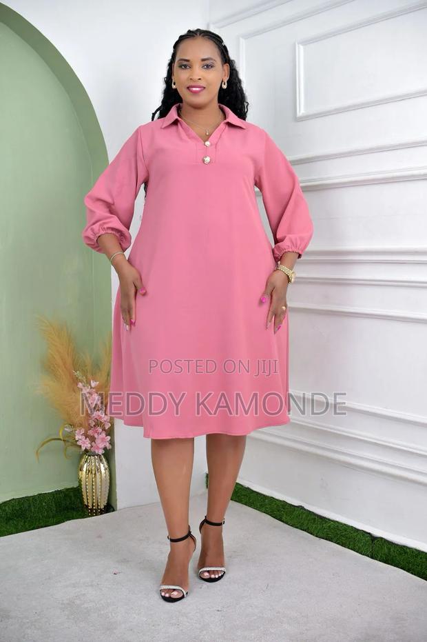 Cute Green Pregnant Friendly Shift Dress - main view