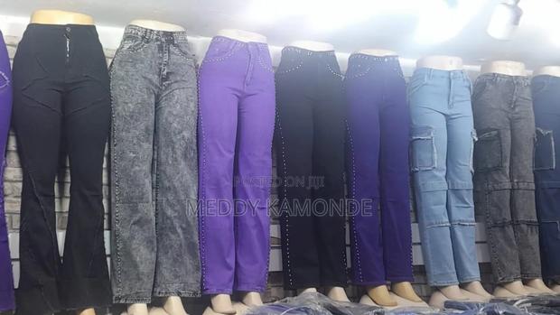 Designer Blue Mummy Jeans - thumbnail 2