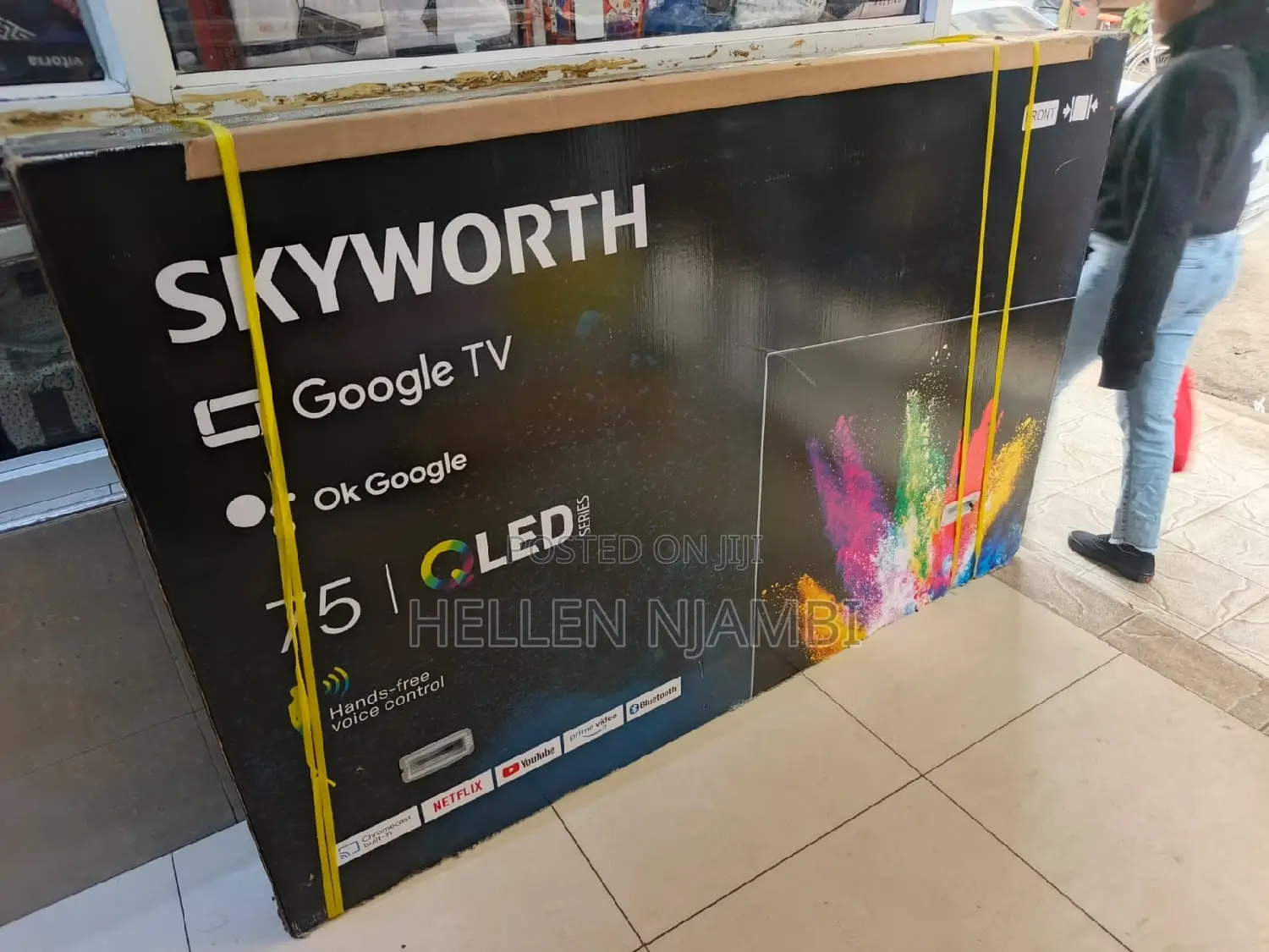 75" Skyworth Uhd Qled Smart Google Frameless Tv