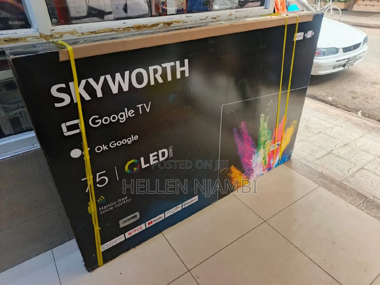 75" Skyworth Uhd Qled Smart Google Frameless Tv