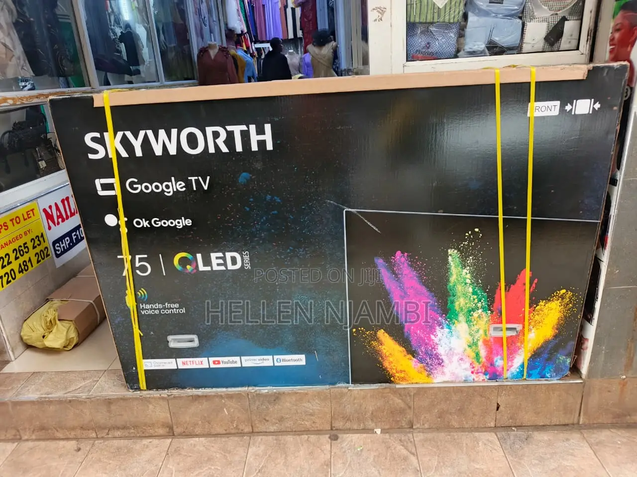 Skyworth 75” Inch Qled Frameless Uhd Google Tv