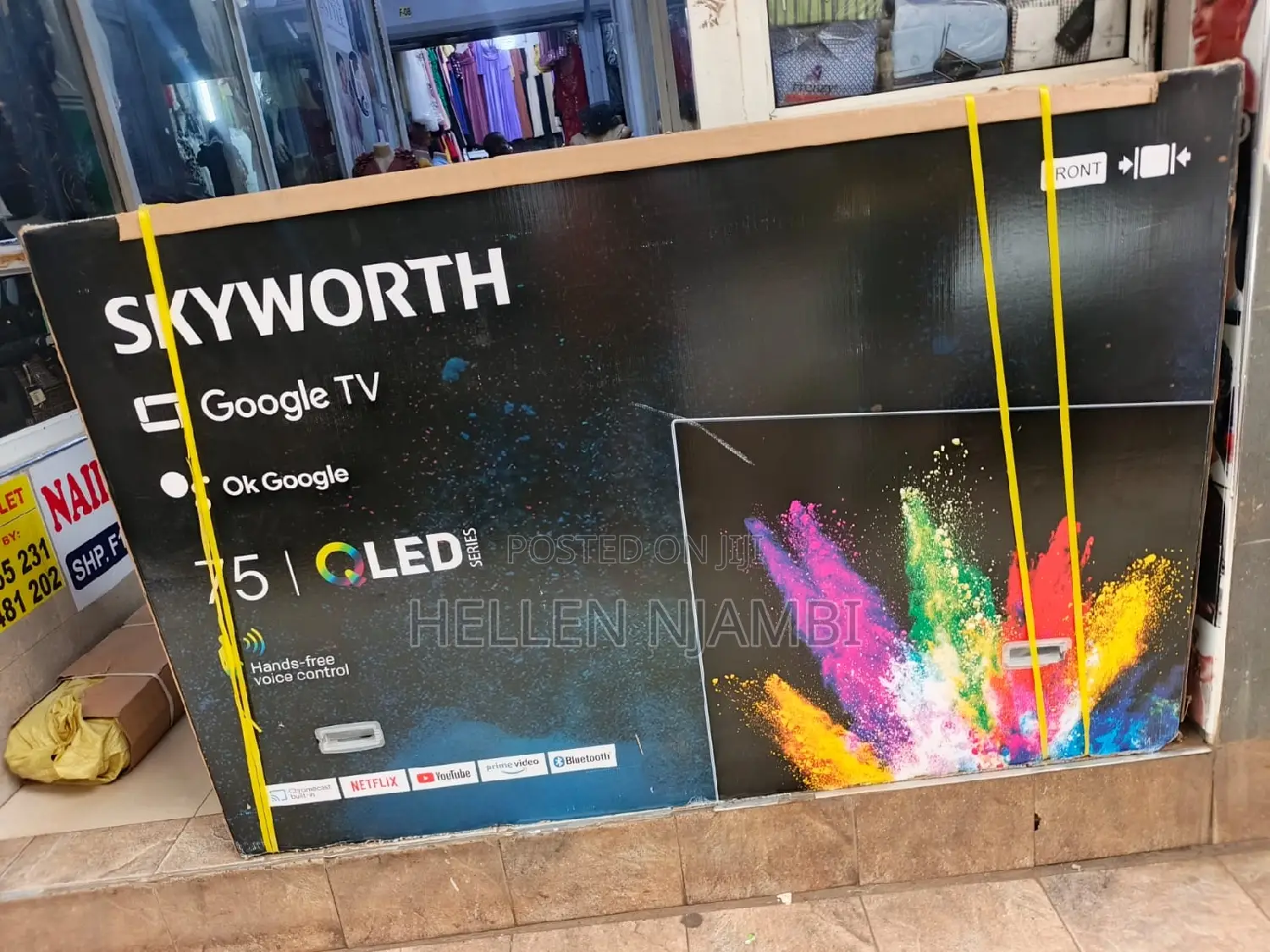Skyworth 75” Inch Qled Frameless Uhd Google Tv