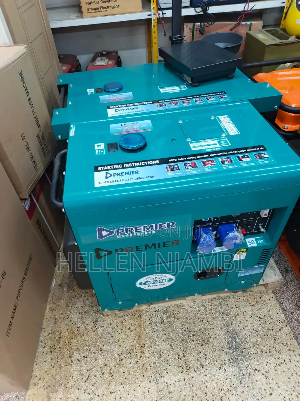 Premier Pm12000se 12kva Silent Diesel Generator With Ats