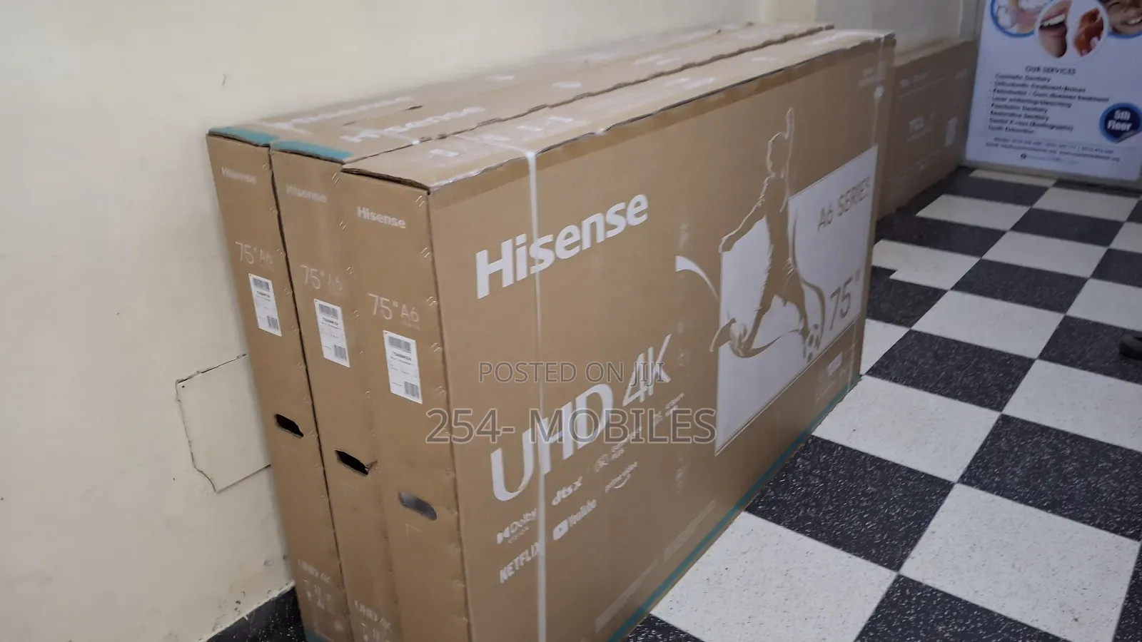 Hisense 75 Inch Uhd Tv A6 Series (2025)Model