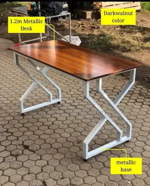 Metallic Base Office Stand