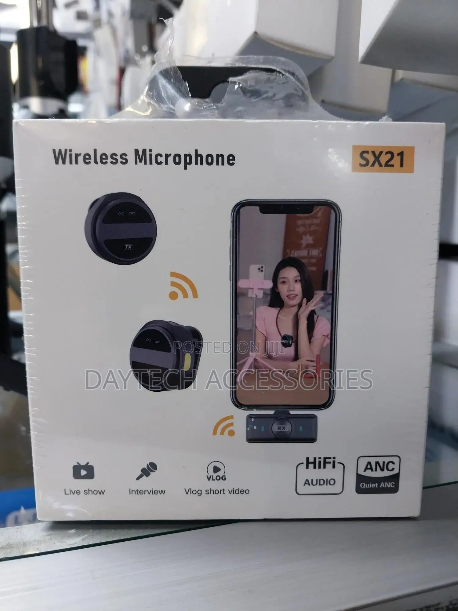Sx21 for iPhone Lavalier Wireless Microphone