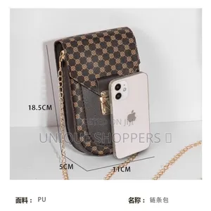 Geometric Pattern Phone Bag/ Cross Body Bag