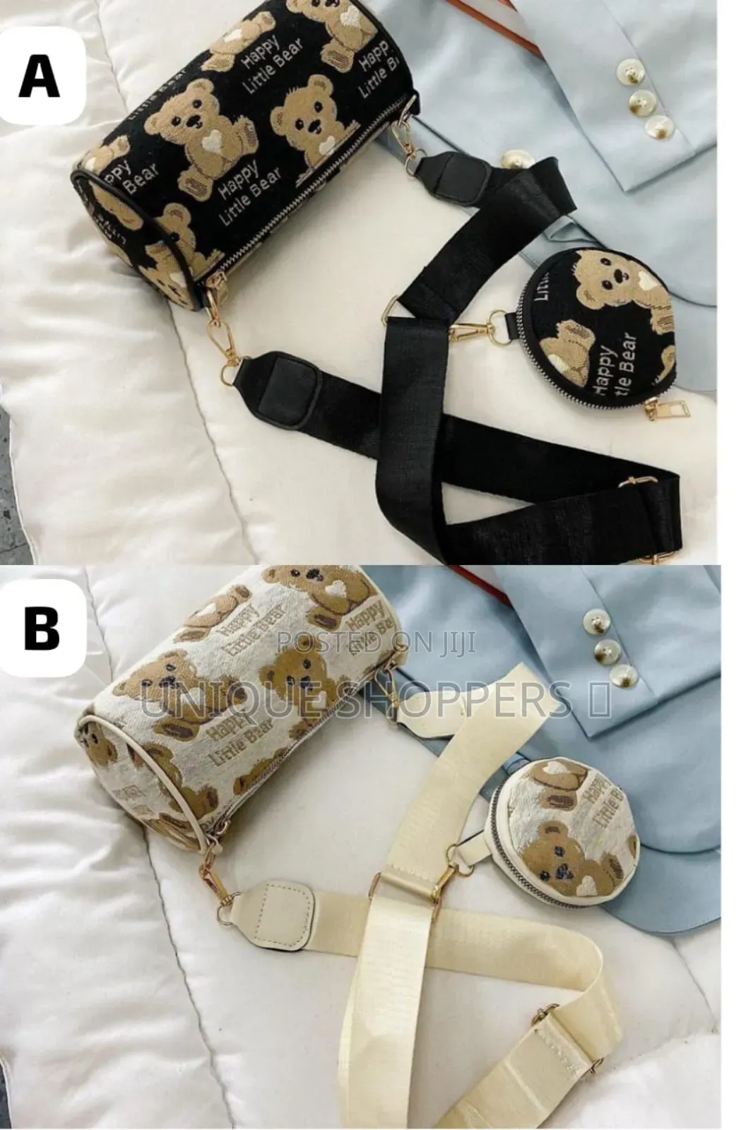 Cute Bear Cross Body Bag With Coin Purse