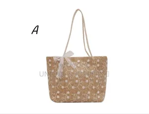 Straw Braided Women Handbag*