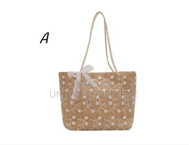Straw Braided Women Handbag* - thumbnail 3