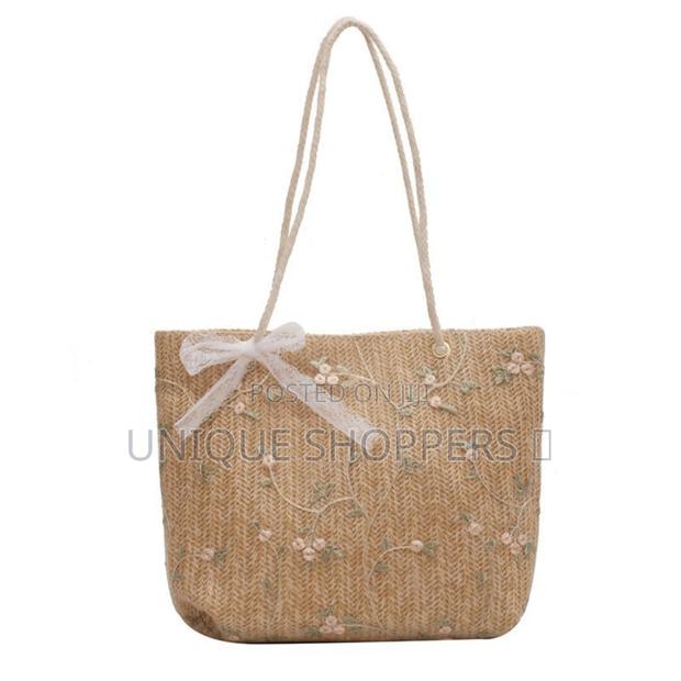 Straw Braided Women Handbag* - thumbnail 5