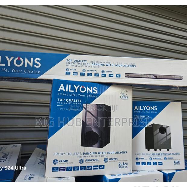 2.1ch Ailyons Sb501k Soundbar Multimedia Speaker System