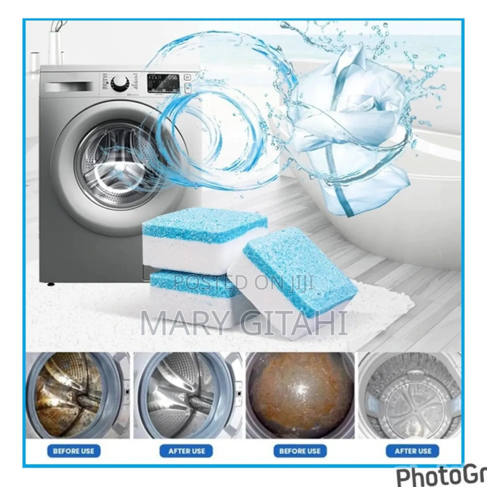 Best Quality 12pc Pack Of Washing Machine Cleaning Tablets