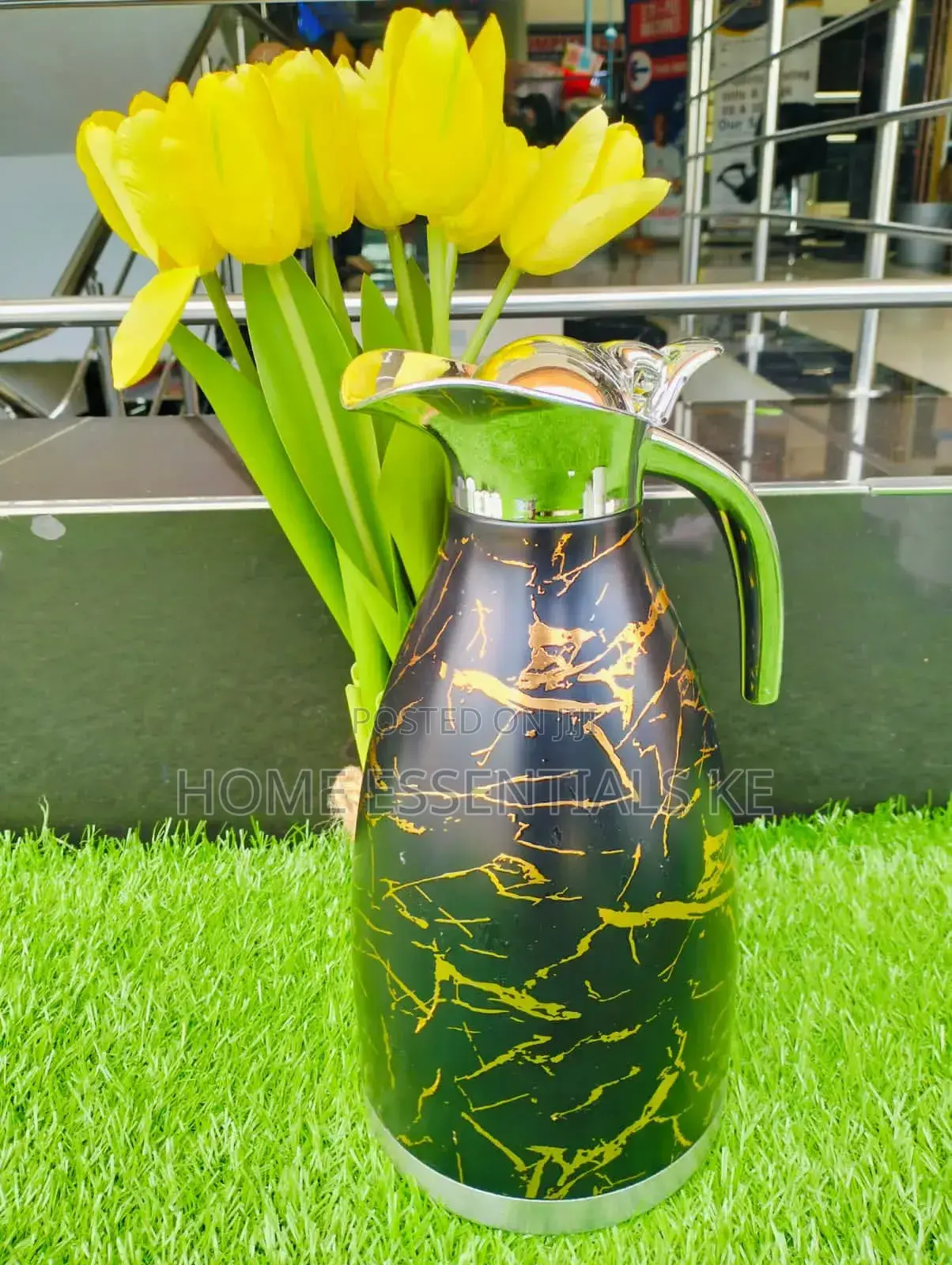*Unbreakable Marble Stainless Steel Flask*
 2litres