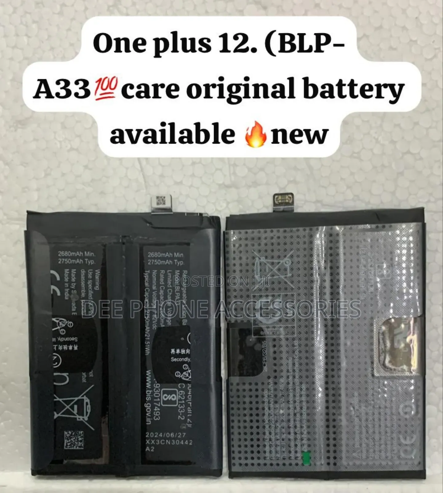 Blpa 33 Oneplus12r Phone Battery