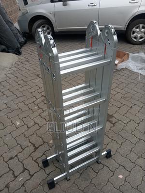 Folding Multipurpose Ladder )Aluminium Ladder - thumbnail 2