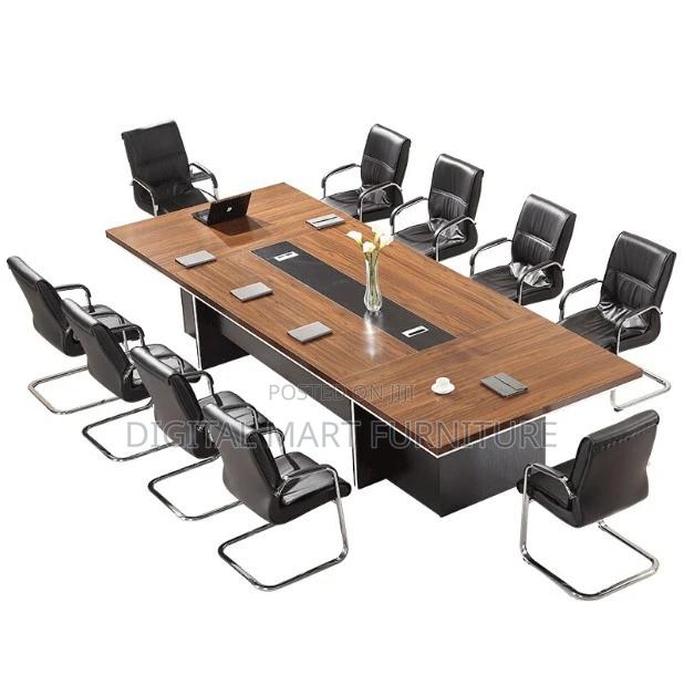Office Table: Hardwood 3000mm Boardroom Office Table - thumbnail 2