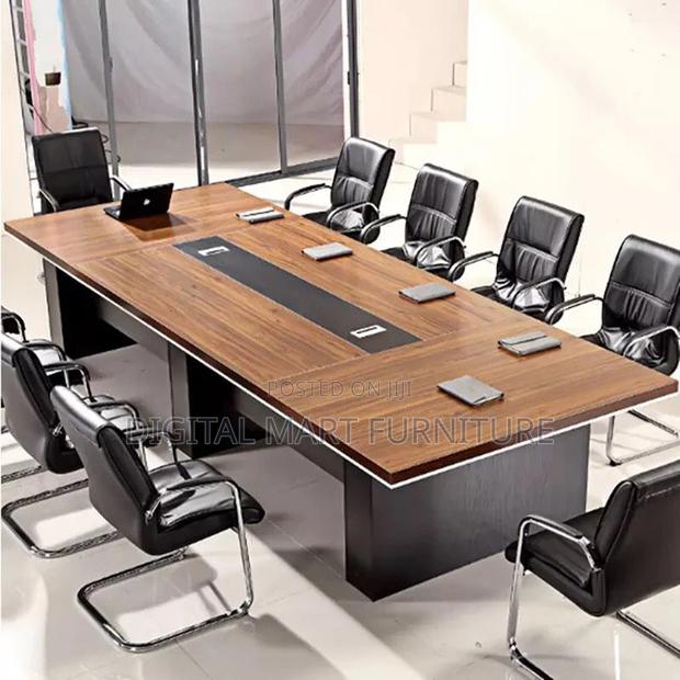 Office Table: Hardwood 3000mm Boardroom Office Table - thumbnail 4