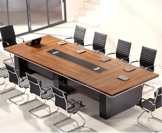 Office Table: Hardwood 3000mm Boardroom Office Table - thumbnail 6