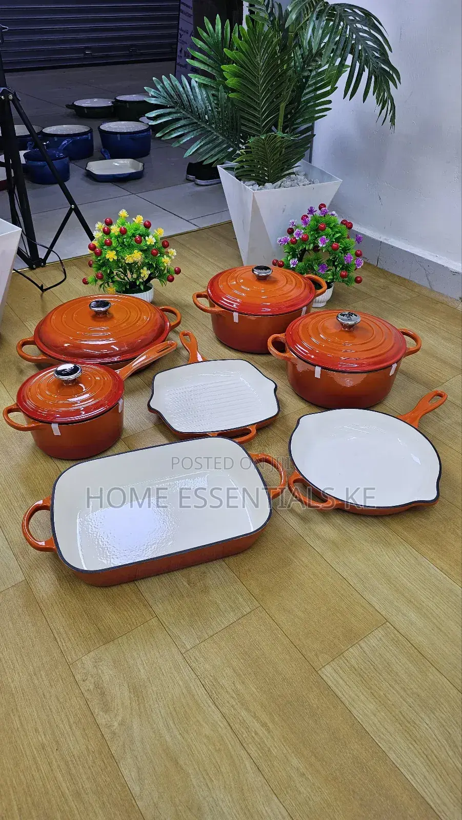11pcs Enamel Cast Iron Cooking Pots*
All Colours Available