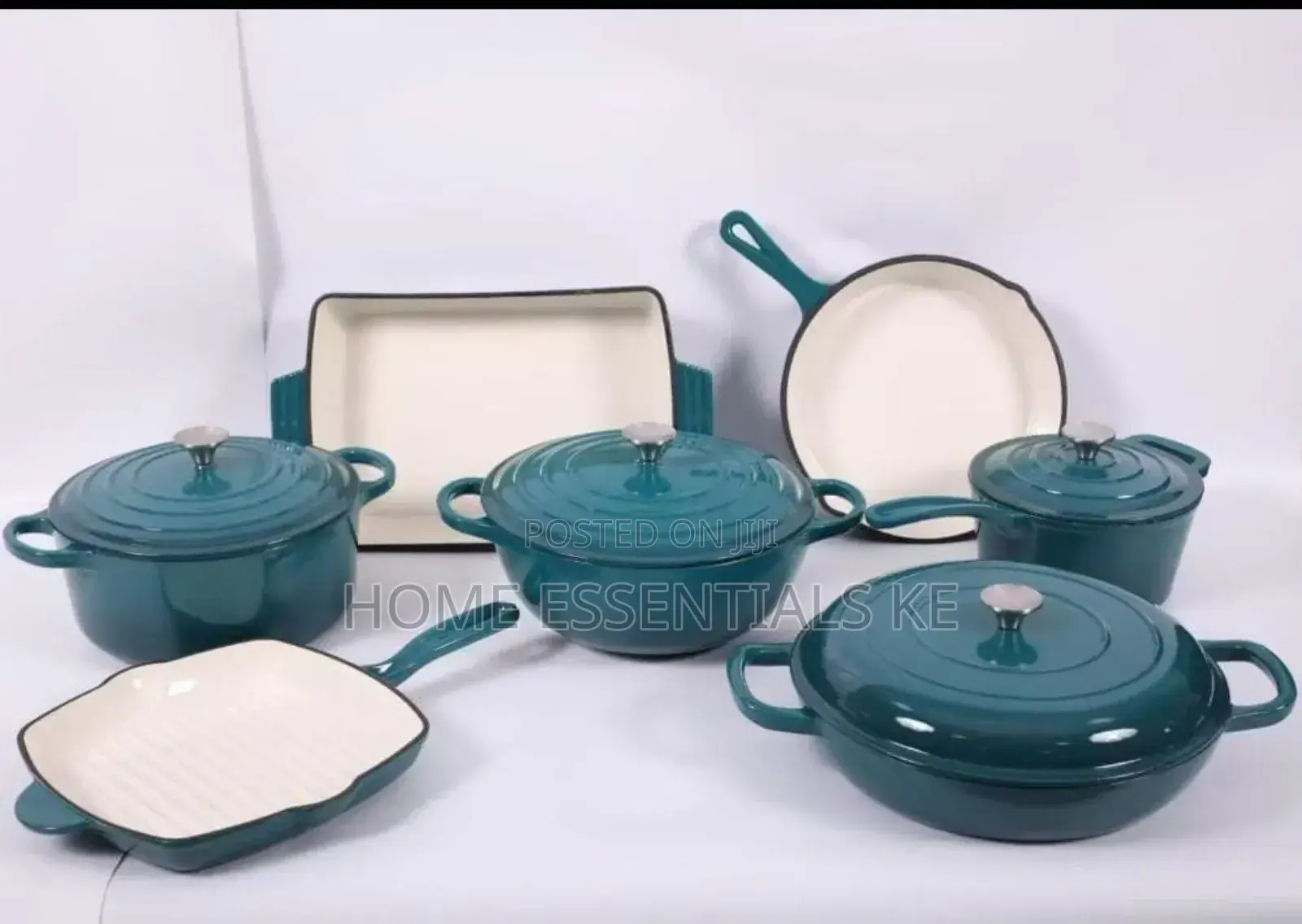 11pcs Enamel Cast Iron Cooking Pots*
All Colours Available
