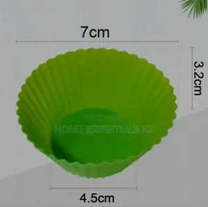 12pcreusable Silicone Cupcake Paper Insert/Muffin Baking Set