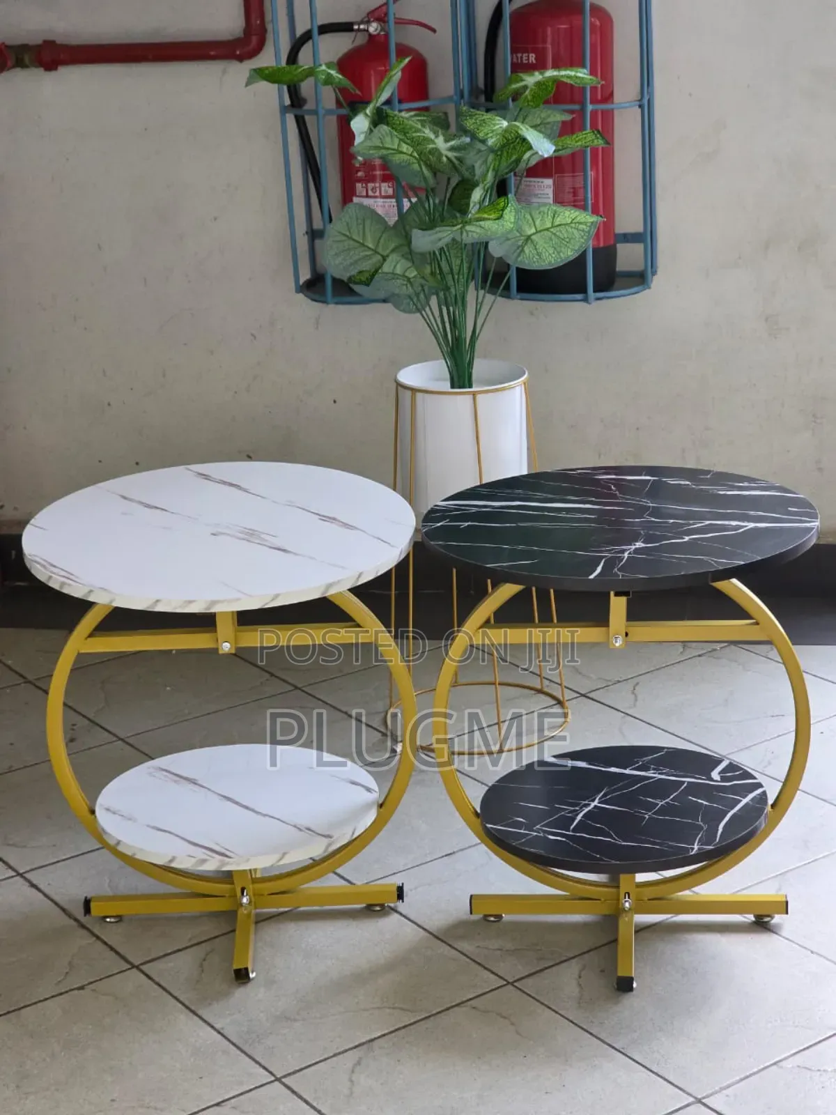 Marble Side Table, Bedside/Nightstanf, Balcony Coffee Table